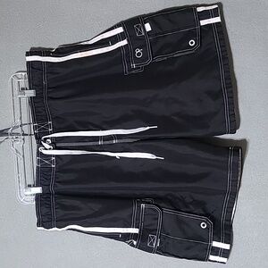 OP Men's Black Swim‎ Trunks - Size XL